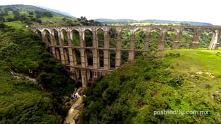   El Acueducto del Padre Tembleque tiene más de 400 años de antigüedad, es la obra de ingeniería hidráulica más importante construida durante el virreinato de la Nueva España, hoy México. (Agencias)