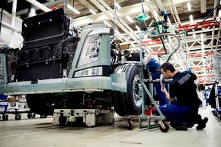 Incremento. AMIA reportó un aumento de 7.7 por ciento en la producción de vehículos en México en el mes de agosto. 