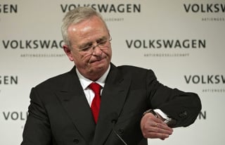 VW. El presidente ejecutivo de Volkswagen, Martin Winterkorn renunció ayer en medio del escándalo que envuelve a la firma.