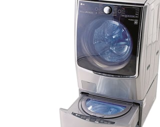 Lavado en línea. La lavadora TwinWash tiene conectividad Wi-Fi, los usuarios pueden recibir notificaciones cuando un ciclo de lavado ya fue completado.