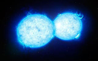 Se podrían fundir para crear una sola estrella supergigante o acabar formando un agujero negro binario. (EFE)