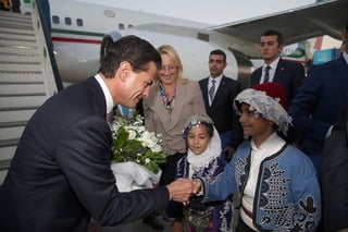 El presidente Peña Nieto llegó hoy a Turquía para participar en la cumbre del G20. (TWITTER)

