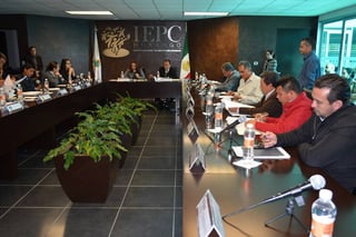 Desarrollo. El IEPC celebró sesión ordinaria ayer por la tarde.