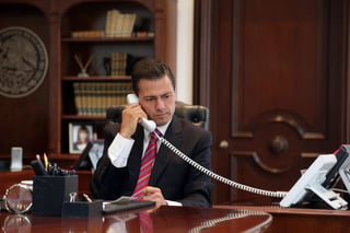 El Ejecutivo federal se comunicó por teléfono con el mandatario electo de la República Argentina, y le expresó sus mejores deseos de éxito en la responsabilidad que asumirá el jueves 10 de diciembre. (ARCHIVO)