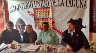 Los maestros anunciaron la movilización que se celebrará mañana en La Laguna. (EL SIGLO DE TORREÓN)