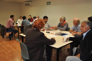 Gobierno Abierto. Ayer se desarrollaron las mesas de trabajo, donde participaron empresarios y organismos ciudadanos. (FABIOLA P. CANEDO)