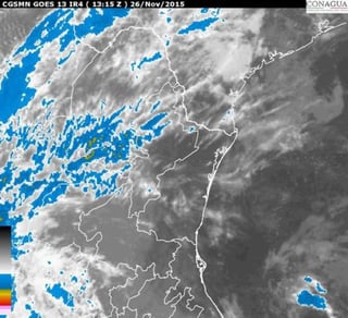 Se espera cielo medio nublado con 80 por ciento de probabilidad de lluvias fuertes en Chihuahua, Coahuila y Durango. (ESPECIAL)
