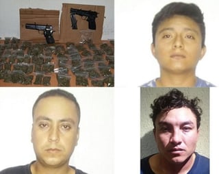 Oscar Alejandro N, alias 'El Pipo', fue arrestado, junto con dos personas más, uno de ellos policía municipal. (TWITTER)
