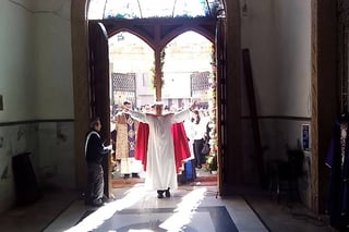 Celebración. En Gómez Palacio se abrió la puerta de la misericordia entre el inicio del Año Jubilar. (EL SIGLO DE TORREÓN)