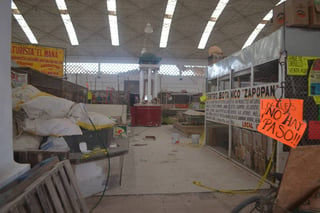 Mejoras. El Ayuntamiento de Lerdo trabaja en remodelación del mercado Donato Guerra. (ANGÉLICA SANDOVAL)