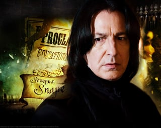 Rickman obtuvo reconocimiento mundial por su interpretación de 'Severus Snape' en la saga de Harry Potter. (INTERNET)