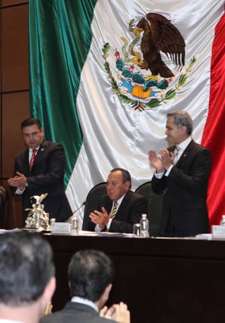 Aceptada.  El diputado Jesús Zambrano hizo la declaratoria de constitucionalidad de la reforma política de la Ciudad de México.