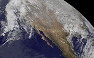 Imagen de satélite donde se muestra la tormenta que se avecina a Estados Unidos. (EFE)