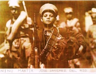 Será santo. Una foto de José Sánchez del Río, el pequeño que fue asesinado por defender su fe en la guerra cristera.