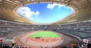 El estadio para los Juegos Olímpicos de Tokio 2020 quedará listo dos meses antes de lo previsto mencionó el COI. (AP)