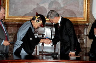 Distinción. Entre los galardonados en esta administración se encuentra el embajador de Japón, Hasekura Tsunenaga.