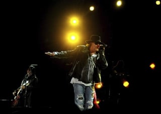 Axl Rose, vocalista de la banda estadounidense Guns N'Roses, reconocido por sus interpretaciones de November rain, Welcome to the jungle y Sweet child of mine. (ARCHIVO)