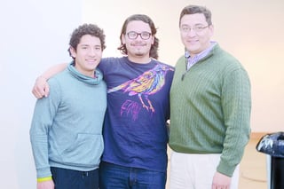 André, Kevin y Óscar.
