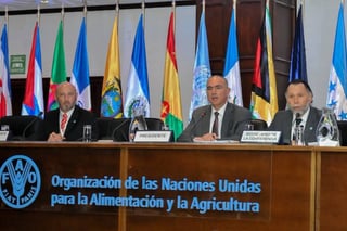 Liderazgo. El secretario de Sagarpa, José Calzada Rovirosa, asumió la presidencia de la Conferencia Regional de la FAO.