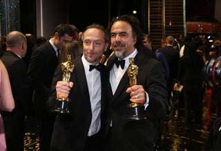 Mancuerna. Por segundo año, 'El Chivo' y 'El Negro' ganaron el Oscar tras trabajar juntos.