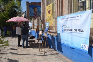 Actividad. Con la Feria del Agua que se realizó ayer domingo,  se buscó promover el consumo responsable del vital líquido.  (ANGÉLICA SANDOVAL)