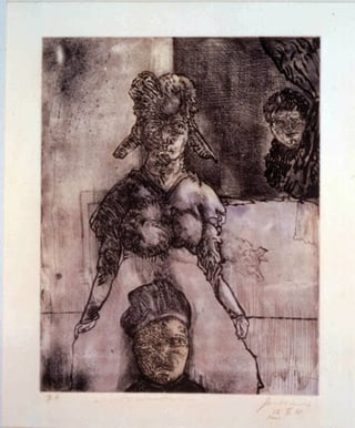 Contenido. Obra de José Luis Cuevas,  Joan Miró y Francisco  Toledo, hacen parte de la nueva exhibición del TIM.