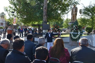 El Ayuntamiento de Gómez Palacio llevó a cabo el acto cívico correspondiente al aniversario del natalicio del Benemérito de las Américas. (EL SIGLO DE TORREÓN)