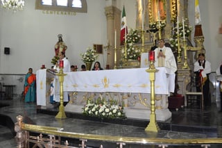 Acto religioso. Se llevó a cabo el Lavatorio de pies en la Catedral de Nuestra Señora de Guadalupe.