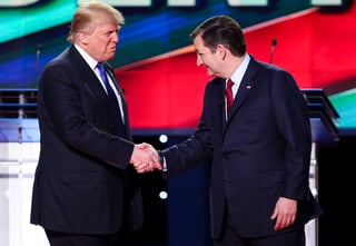 Trump afirmó que espera propinarle el golpe de gracia a Cruz durante las primarias de la próxima semana en Wisconsin. (ARCHIVO)