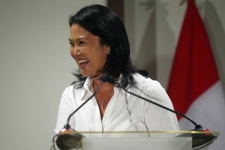 Keiko. La hija del expresidente peruano Alberto Fujimori, lideró la elección a la presidencia y se enfrentará a una segunda vuelta.