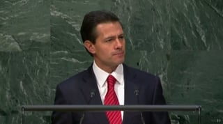 Peña Nieto propuso hoy un “cambio de fondo” para atender el flagelo de las drogas desde una perspectiva de derechos humanos y salud pública. (TWITTER)
