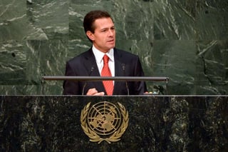 El presidente de la República, Enrique Peña Nieto, se pronunció ayer ante la Asamblea General de las Naciones Unidas (ONU) a favor de la legalización del uso de la marihuana con fines médicos y científicos. (ARCHIVO)

