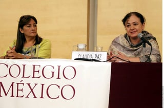 Nuevos datos. Ángela Buitrago (izq.) y Claudia Paz adelantaron que el informe que rinda el Grupo abordará la participación de los policías de Huitzuco en la desaparición de los 43 normalistas.