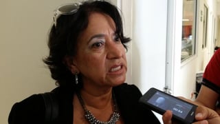 Fue la líder del PRD, Guadalupe Martínez Maltos, la encargada de denunciar un caso. (EL SIGLO DE TORREÓN)
