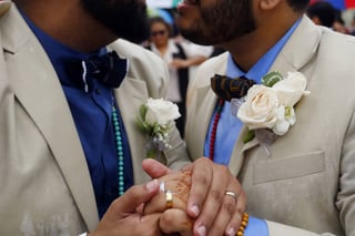 Matrimonios. A la fecha se han realizado más de 300 uniones gays en la entidad. (ARCHIVO) 