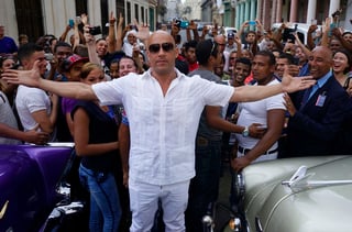 Seguidores. El actor Vin Diesel emocionó a sus fanáticos cubanos durante las grabaciones de la octava parte de la exitosa saga de Rápido y furioso hace unas semanas.
