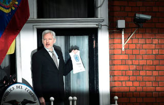  Assange está refugiado en la embajada de Ecuador en Londres desde mediados de 2012. (ARCHIVO) 