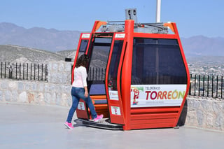 El Teleférico de Torreón deberá estar listo para finales de noviembre, según el alcalde. (ARCHIVO)