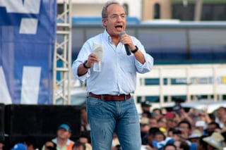 Señala. Felipe Calderón estuvo en Xalapa.