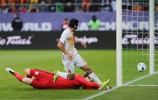 Pedro Rodríguez anotó el tercer gol en la victoria de España sobre Bosnia, en duelo de preparación para la Eurocopa de Francia. España derrota en amistoso a Bosnia