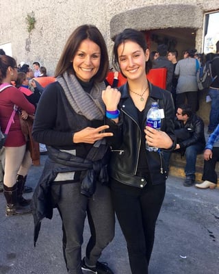 Jimena acudió con su madre al casting de La Voz... México que tuvo lugar el 16 de enero en Monterrey.