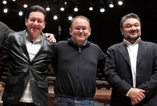 Tres grandes. Listos Camarena, Araiza y Vargas para recital de ópera que ofrecerán en Sala Nezahualcóyotl.