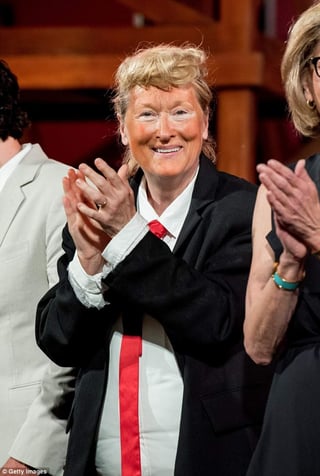 Meryl Streep se caracterizó en el candidato republicano. (DAILYMAIL.CO.UK)