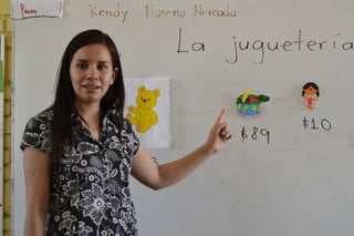 Crítica. Kendy Moreno maestra rural que cuestionó al secretario de Educación Aurelio Nuño. (EL SIGLO DE TORREÓN/ EDITH GONZÁLEZ)