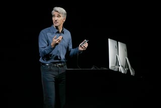  Apple utilizó la conferencia para promover las mejoras recientes de software a sus iPhones, iPads, computadoras Mac y relojes. (AP)

