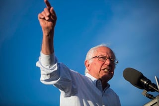 Sanders rehusó decir si es que suspenderá su campaña después de la última primaria a realizarse el martes en el Distrito de Columbia o si es que apoyará a Clinton. (ARCHIVO)