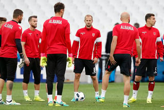 La modesta selección albanesa participa por primera vez en una Eurocopa. 