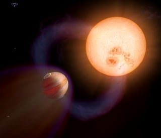 Los 'Júpiter calientes' son planetas que tienen al menos un tercio de la superficie de Júpiter. Tienen una órbita cercana a su estrella y, por lo tanto, sus temperaturas son muy elevadas. (ESPECIAL)