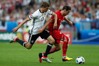 En las eliminatorias para la Euro 2016, Mueller anotó nueve de los 24 goles de Alemania. En total, suma 32 goles en 73 partidos con la selección.