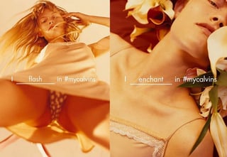 Imágenes de la más reciente campaña de Calvin Klein. (ESPECIAL)